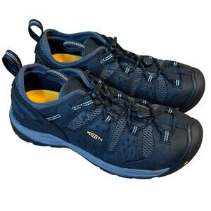 KEEN Atlanta Cool II Steel Toe Shoe Utility Low Safety ESD Work Black Men’s 8EE